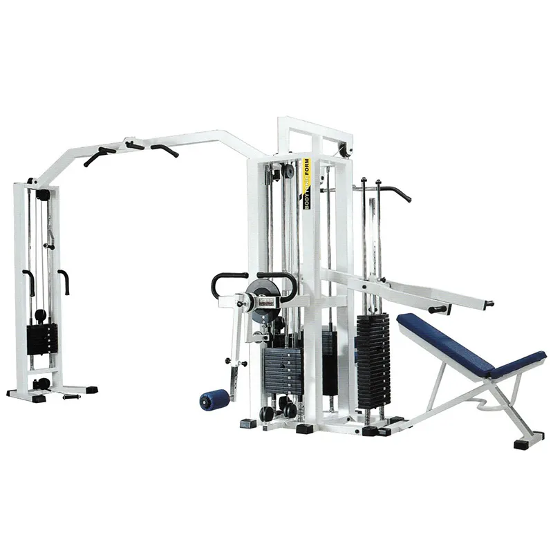 Combiné musculation 6 postes pectoral, hip machine, tirage nuque, triceps et vis à vis 9020DE