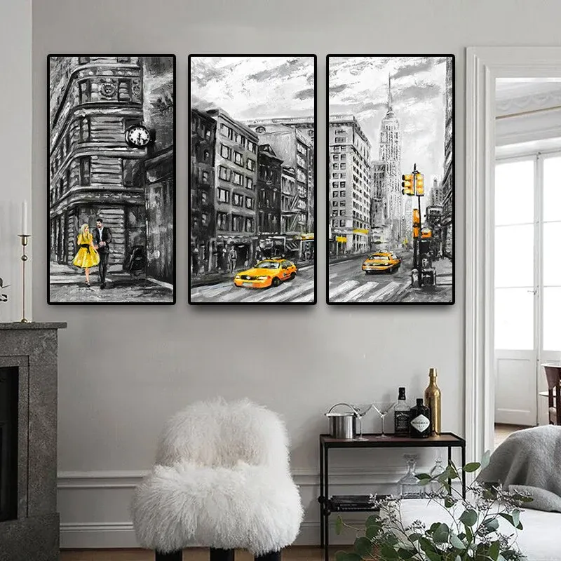Tableau Tryptique Londre – Image 5