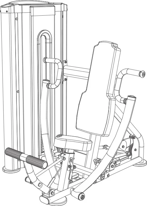 DEVELOPPE VERTICAL PECTORAUX L070B BH FITNESS – Image 5
