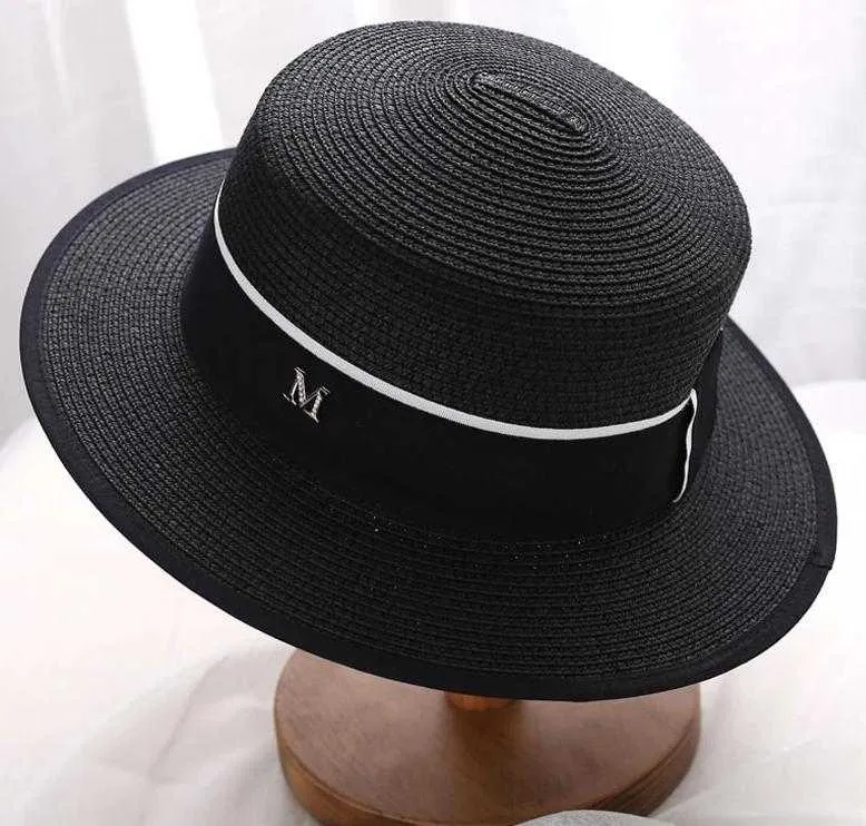 Chapeau Rond plat Haut De Paille M panama – Image 2