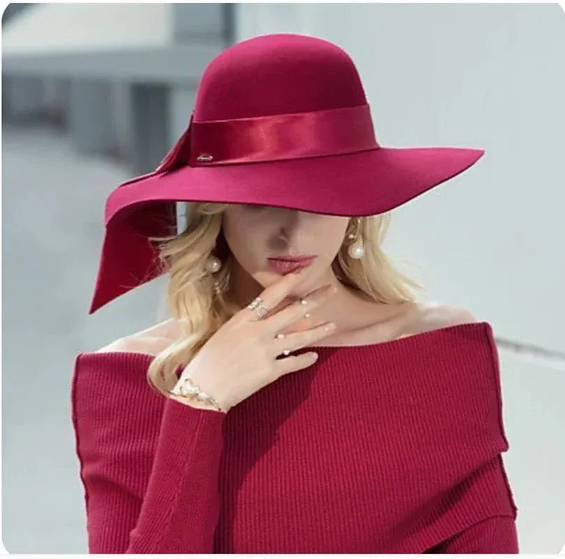 Chapeau Fedora Élégant en Feutre