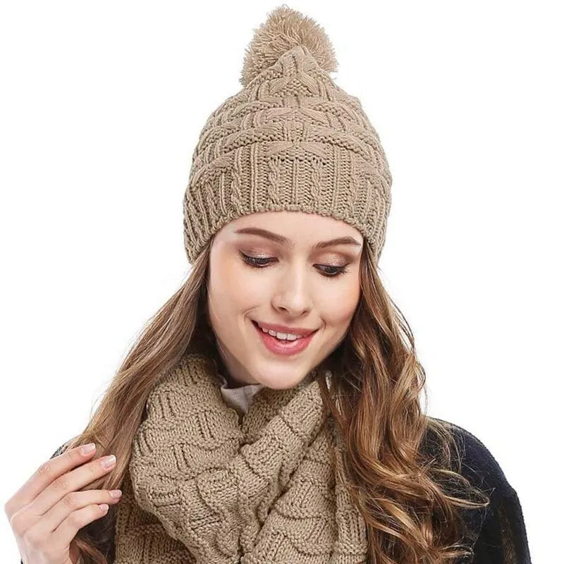 Ensemble 2 pièces tricoté chaud
