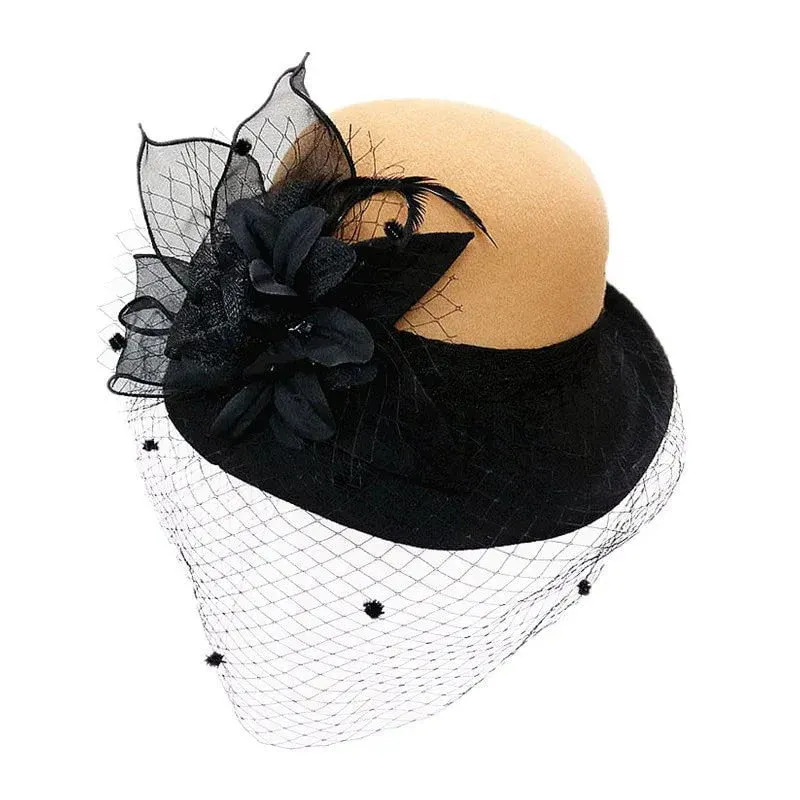 Chapeau cloche avec voilette – Image 5