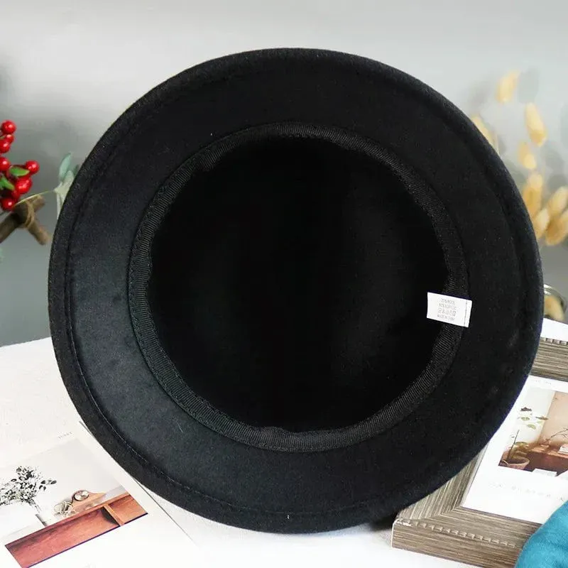 Chapeau cloche luxueux en laine – Image 6