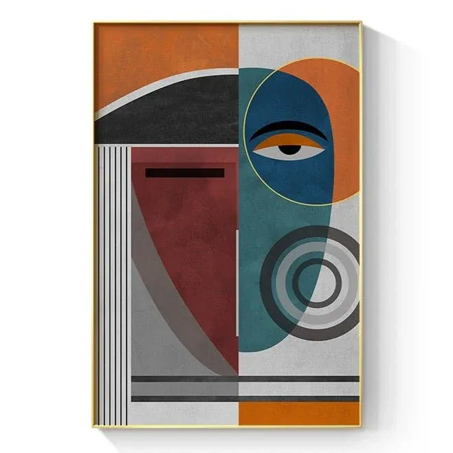 Tableau Abstrait Géométrique Coloré – Image 7
