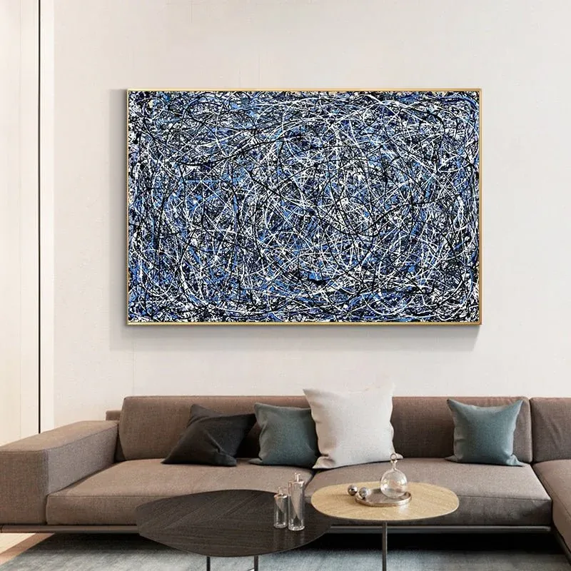 Tableau Abstrait Jackson Pollock – Image 4