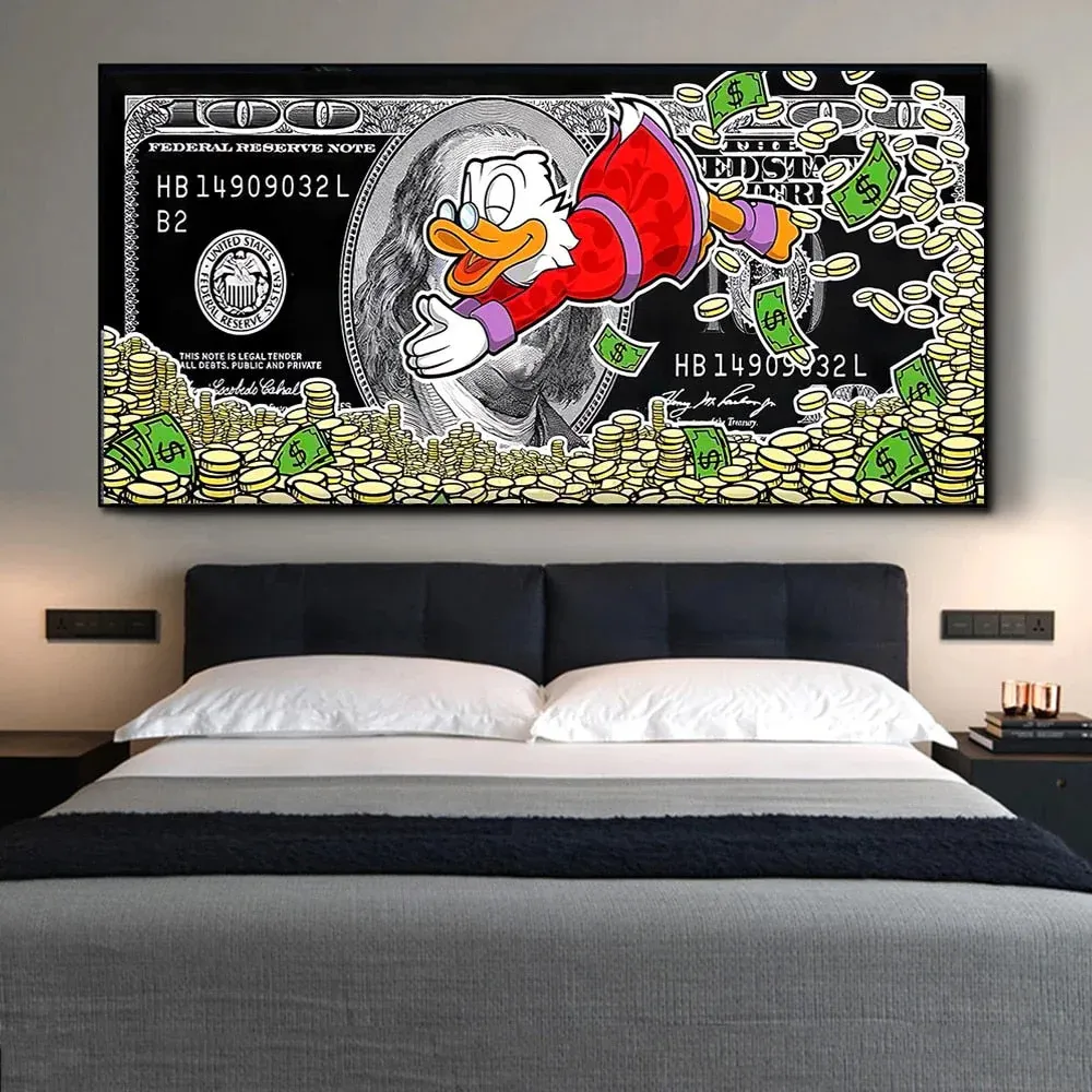 Tableau Street Art Picsou Dollar – Image 4