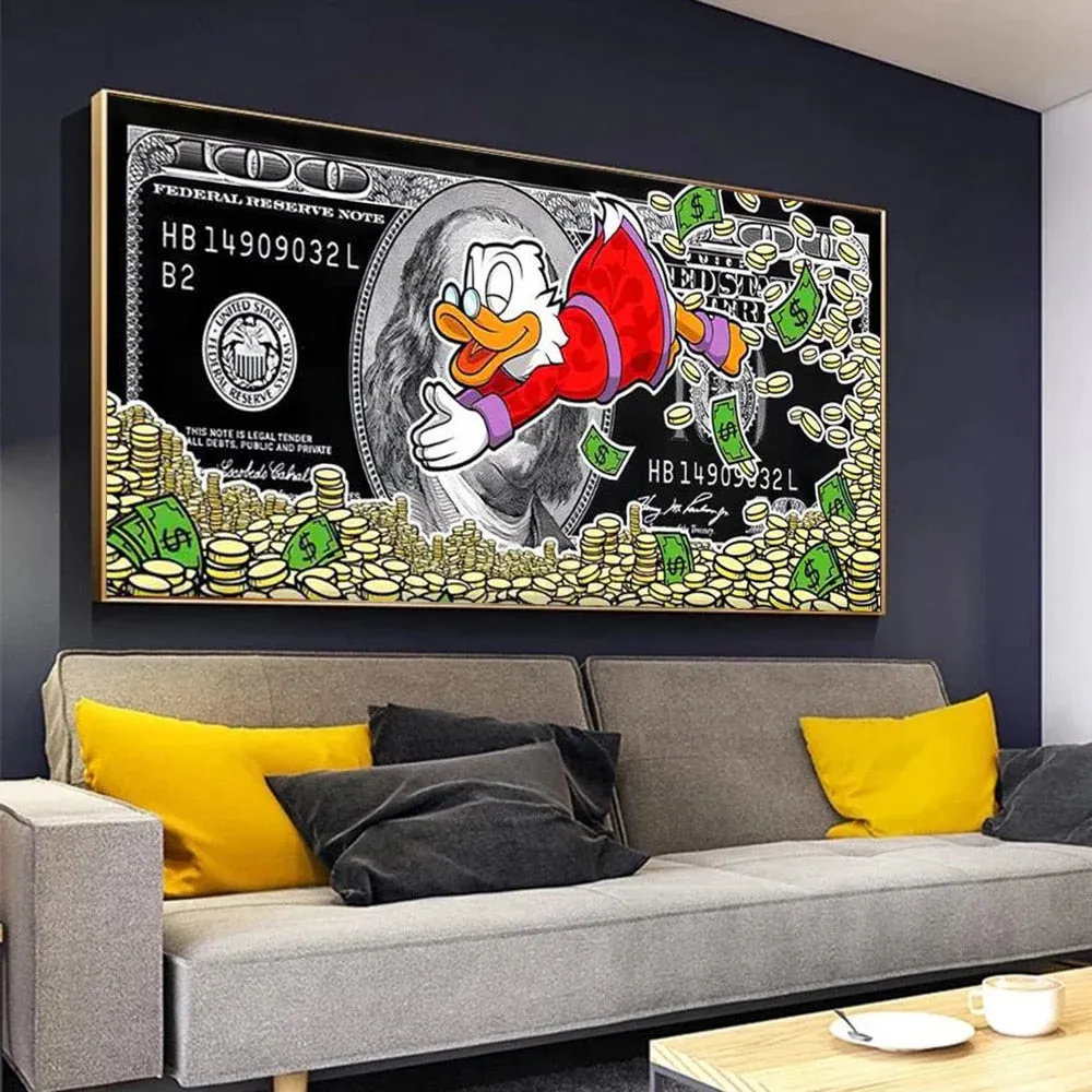 Tableau Street Art Picsou Dollar – Image 5